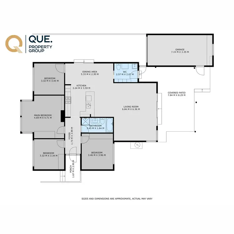 Floorplan of Homely house listing, 40 Wilson Street, Wodonga VIC 3690