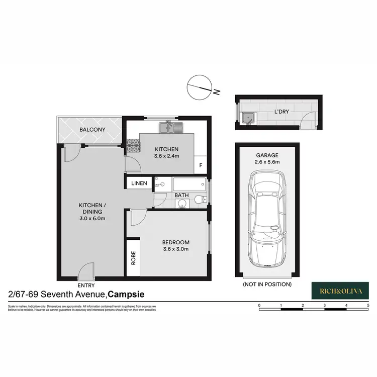 Floorplan of Homely unit listing, 2/67-69 Seventh Avenue, Campsie NSW 2194
