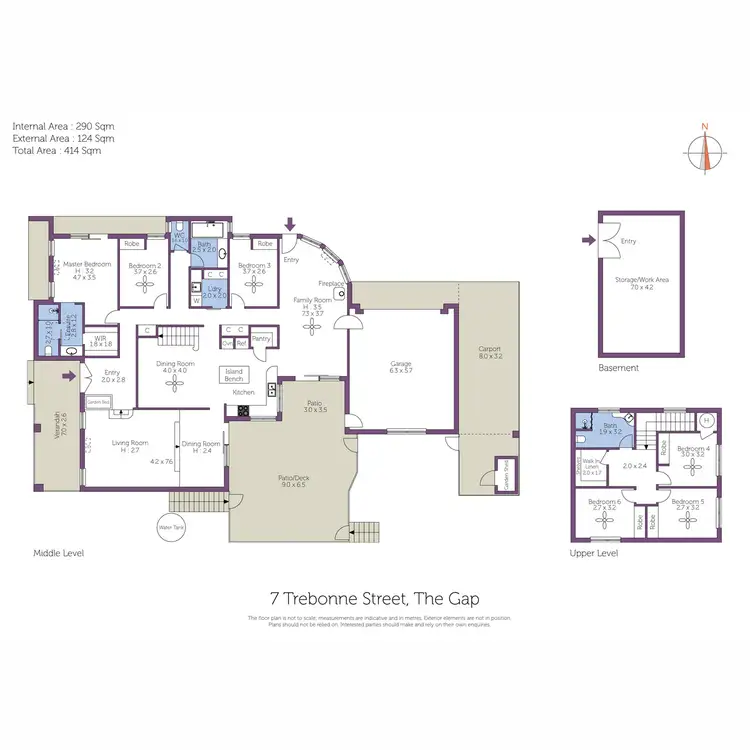 Floorplan of Homely house listing, 7 Trebonne Street, The Gap QLD 4061