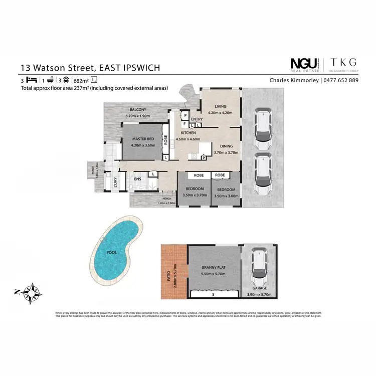 Floorplan of Homely house listing, 13 Watson Street, East Ipswich QLD 4305