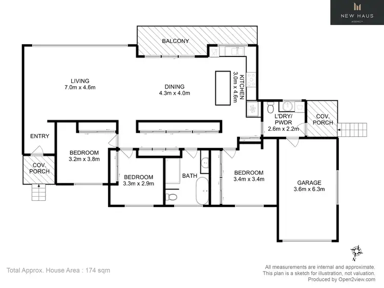 Floorplan of Homely house listing, 2A Thompson Crescent, Bridgewater TAS 7030