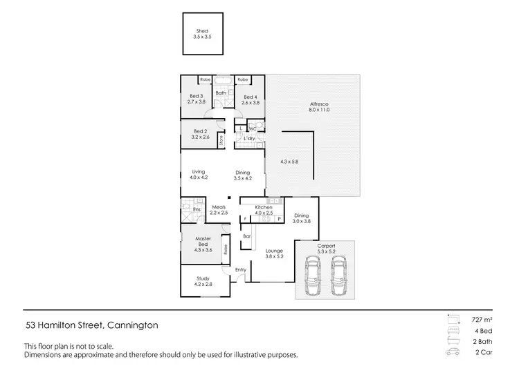 Floorplan of Homely house listing, 53 Hamilton Street, Cannington WA 6107