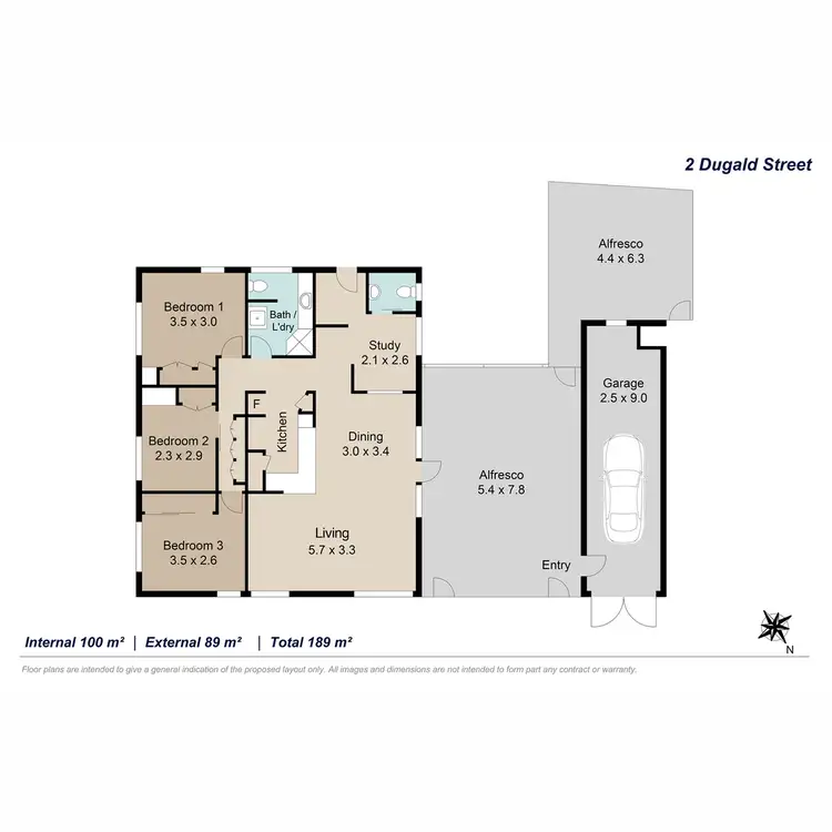 Floorplan of Homely house listing, 2 Dugald Street, Aspley QLD 4034