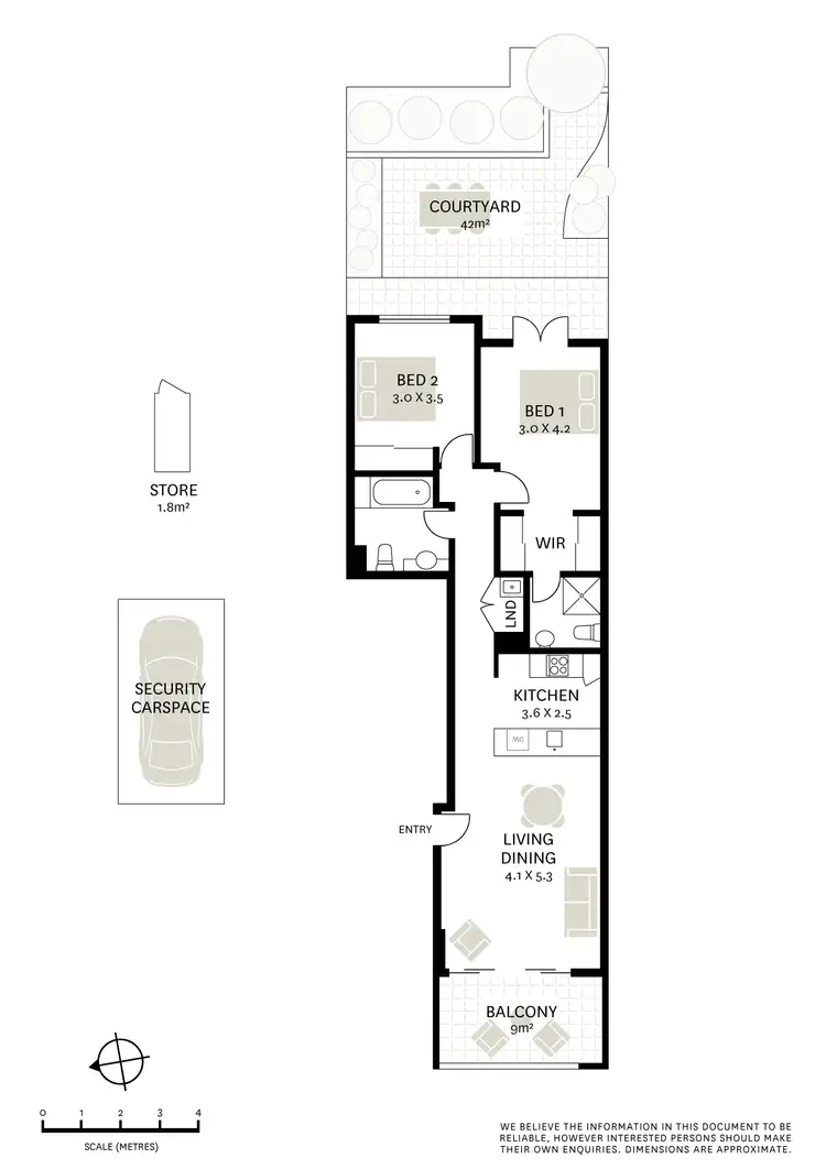 Floorplan of Homely apartment listing, 2/12 Garden Street, Alexandria NSW 2015