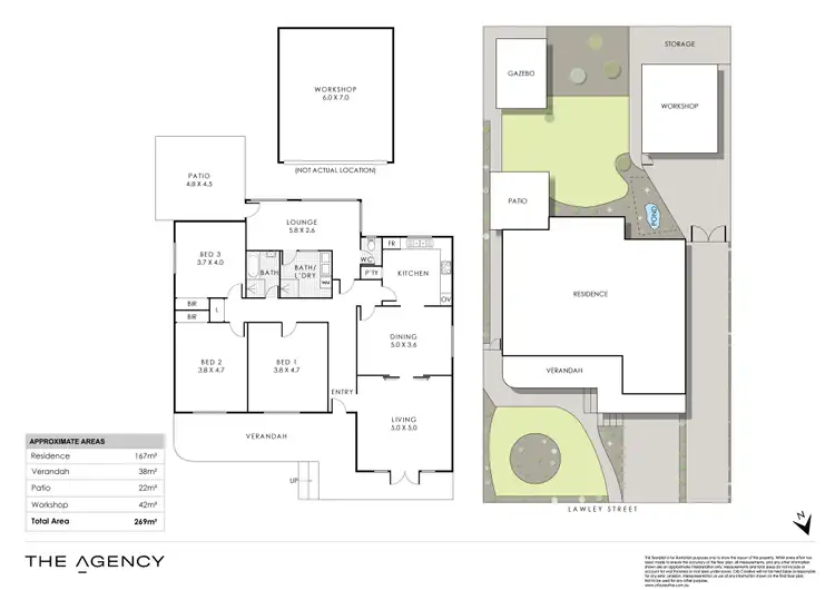 Floorplan of Homely house listing, 40 Lawley Street, Tuart Hill WA 6060
