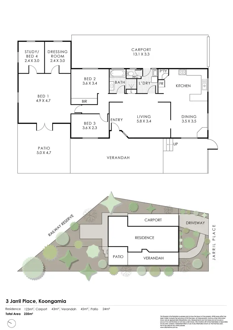 Floorplan of Homely house listing, 3 Jarril Place, Koongamia WA 6056