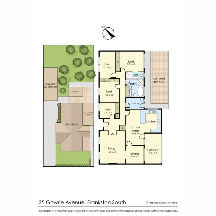 Floorplan of Homely house listing, 25 Gowrie Avenue, Frankston South VIC 3199