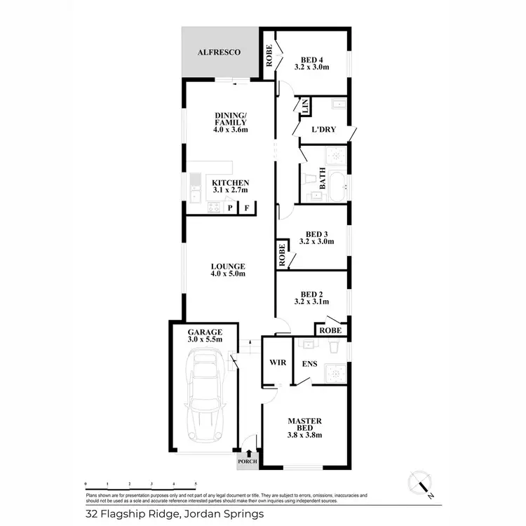 Floorplan of Homely house listing, 32 Flagship Ridge, Jordan Springs NSW 2747