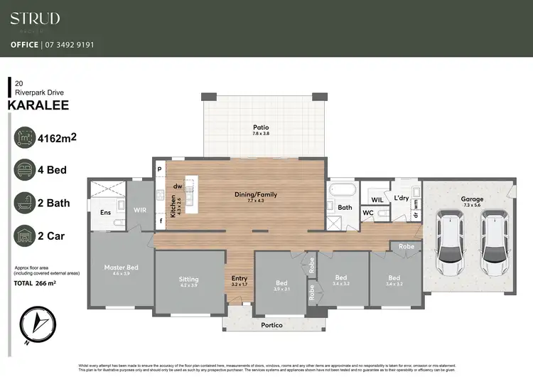 Floorplan of Homely house listing, 20 Riverpark Drive, Karalee QLD 4306