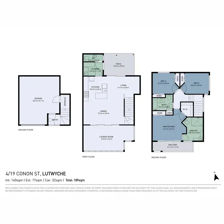 Floorplan of Homely townhouse listing, 4/19 Conon Street, Lutwyche QLD 4030