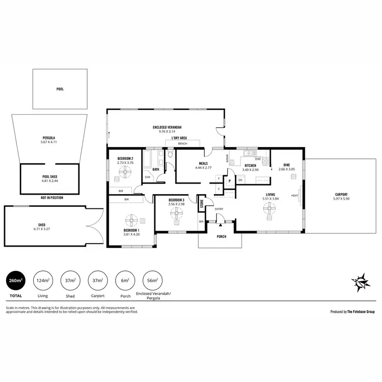 Floorplan of Homely house listing, 6 Sherwell Avenue, Modbury North SA 5092