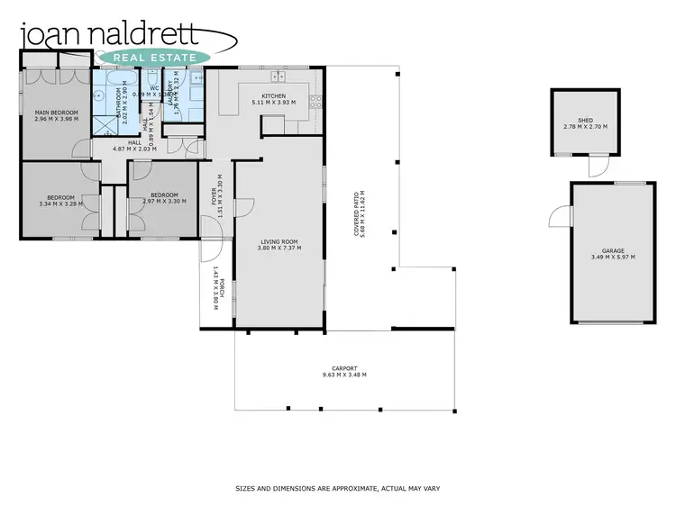 Floorplan of Homely house listing, 15 Mayfair Drive, Wodonga VIC 3690