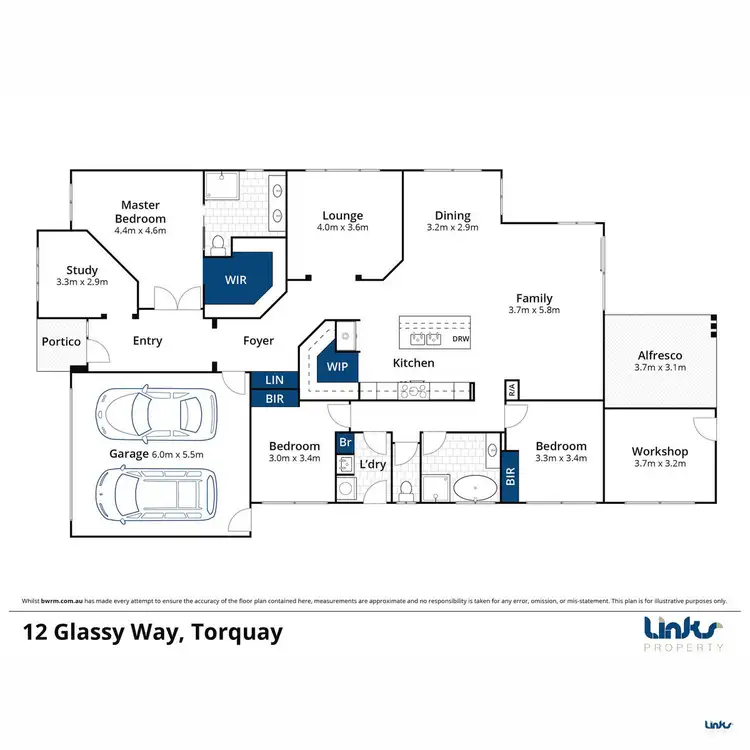 Floorplan of Homely house listing, 12 Glassy Way, Torquay VIC 3228