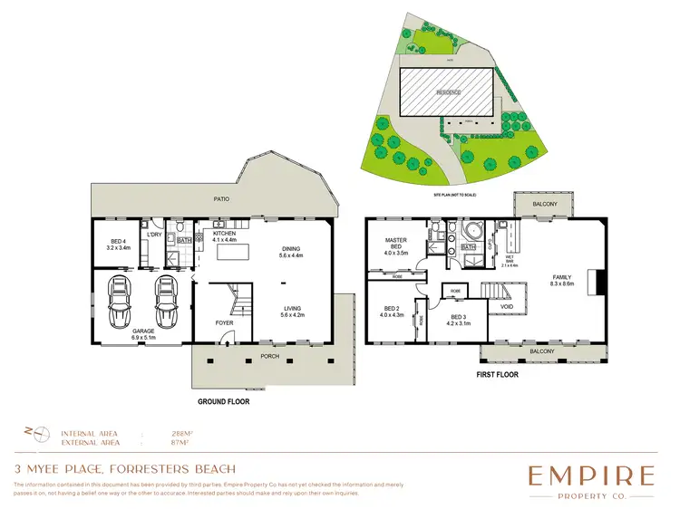 Floorplan of Homely house listing, 3 Myee Place, Forresters Beach NSW 2260