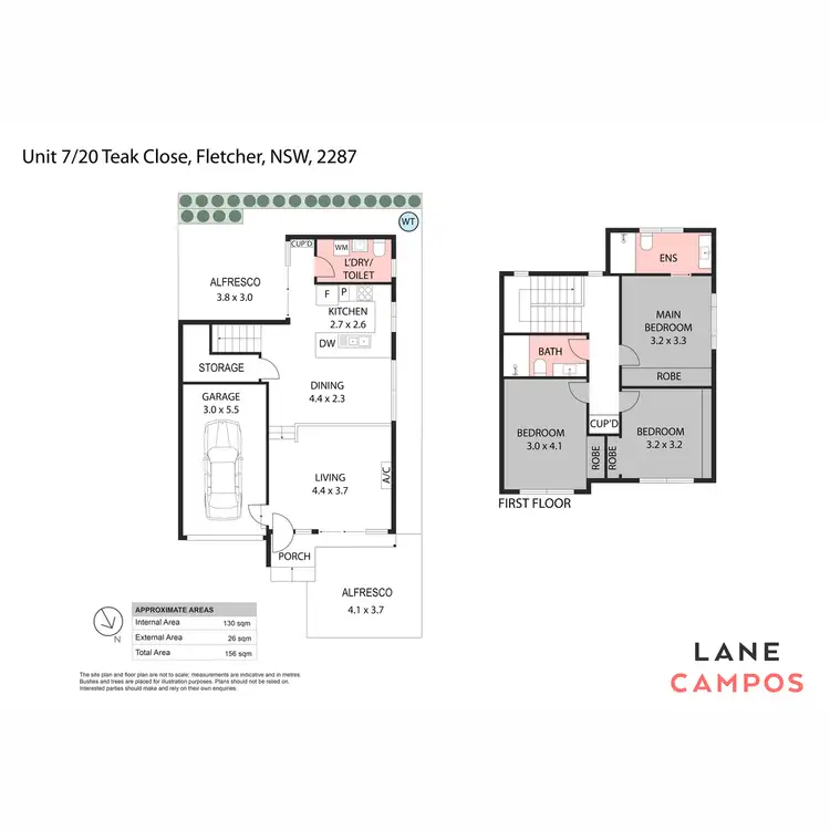 Floorplan of Homely townhouse listing, 7/20 Teak Close, Fletcher NSW 2287