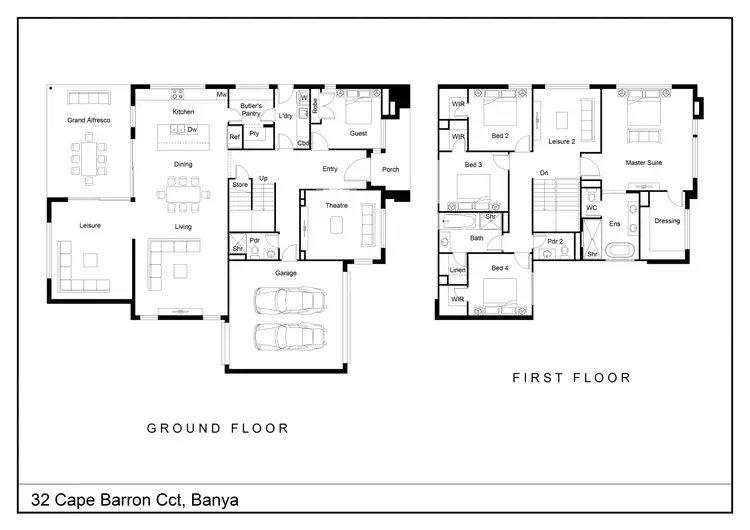 Floorplan of Homely house listing, 32 Cape Barren Circuit, Banya QLD 4551