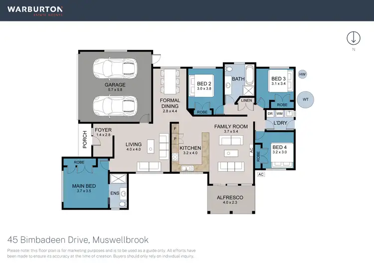 Floorplan of Homely house listing, 45 Bimbadeen Drive, Muswellbrook NSW 2333