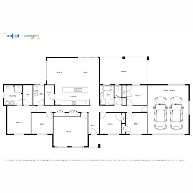 Floorplan of Homely rural property listing, 325 Red Gum Road, New Beith QLD 4124