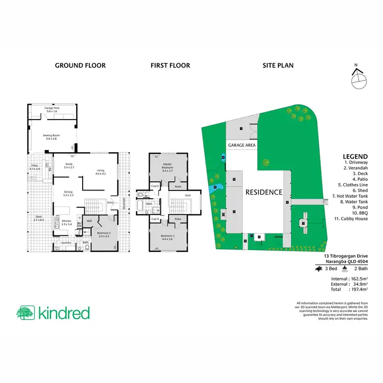 Floorplan of Homely house listing, 13 Tibrogargan Drive, Narangba QLD 4504