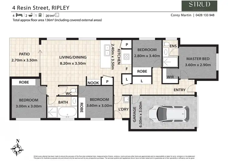 Floorplan of Homely house listing, 4 Resin Street, Ripley QLD 4306