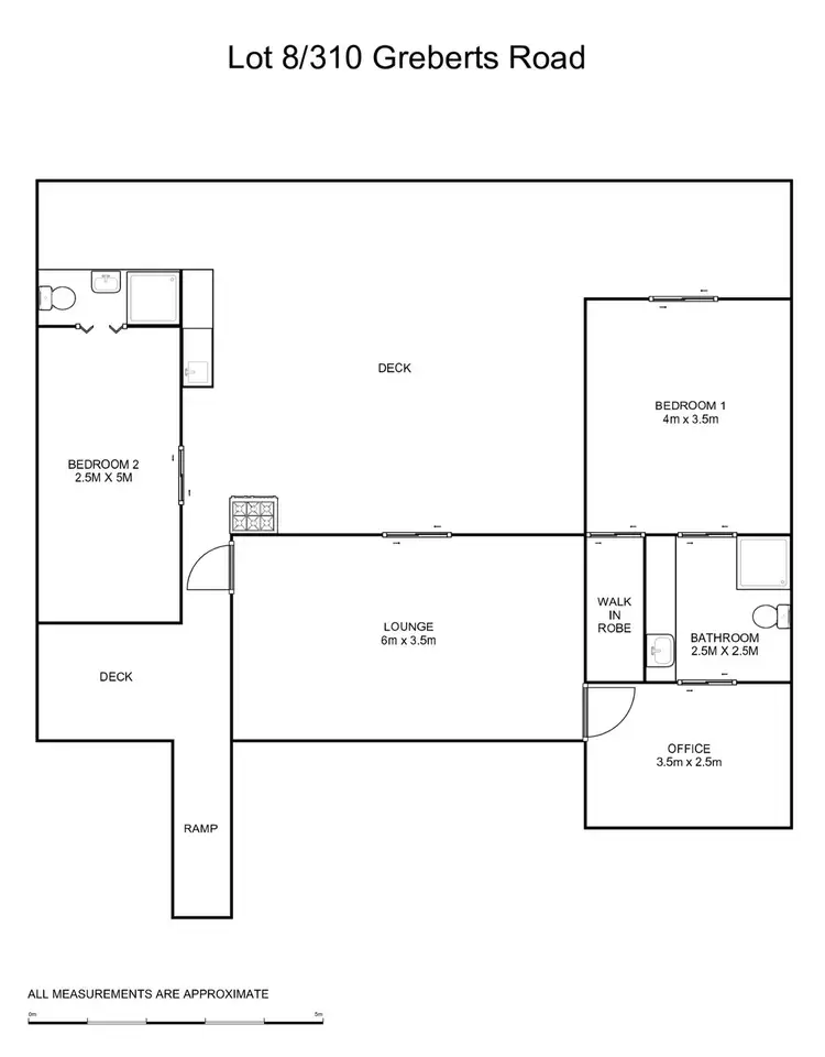 Floorplan of Homely rural property listing, 8 Greberts Road, Whiteman Creek NSW 2460
