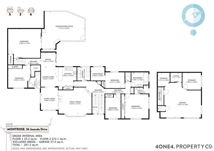 Floorplan of Homely house listing, 36 Jasanda Drive, Montrose TAS 7010