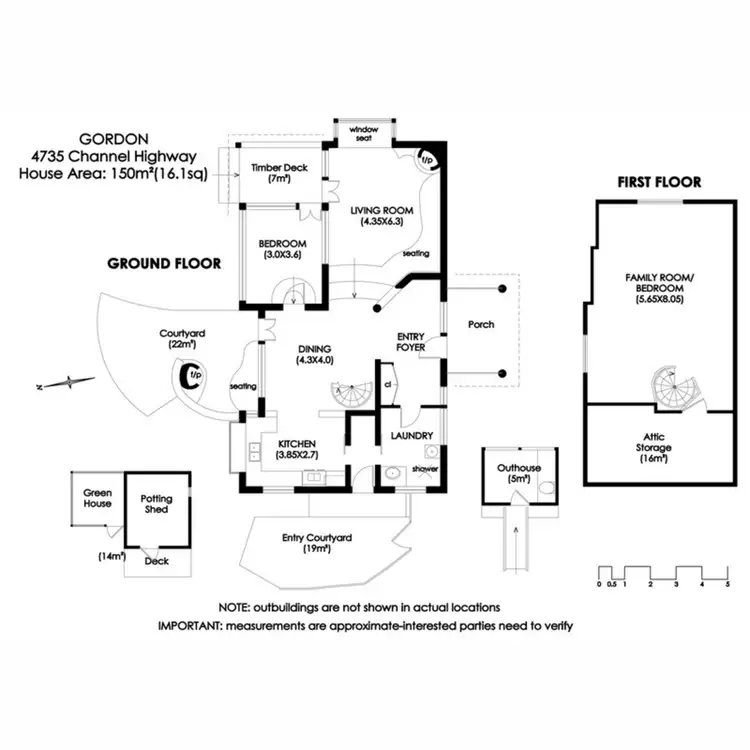 Floorplan of Homely house listing, 4735 Channel Highway, Gordon TAS 7150