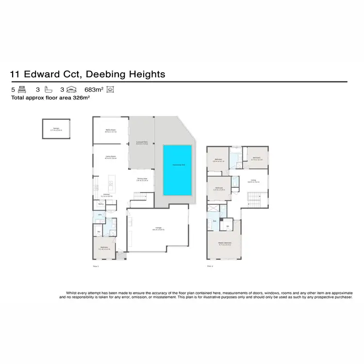 Floorplan of Homely house listing, 11 Edward Circuit, Deebing Heights QLD 4306