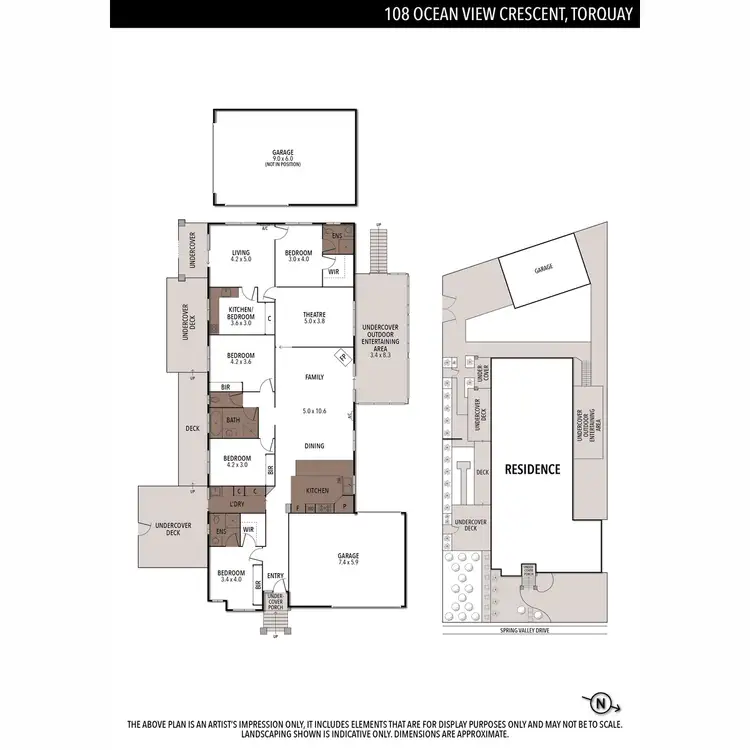 Floorplan of Homely house listing, 108 Ocean View Crescent, Torquay VIC 3228