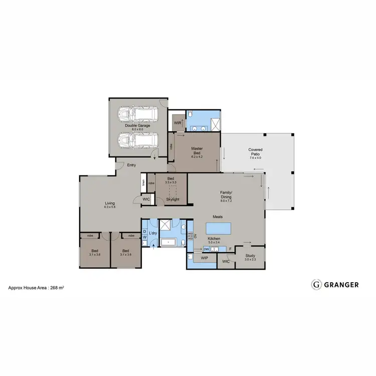Floorplan of Homely house listing, 62 Fairway Grove, Rosebud VIC 3939