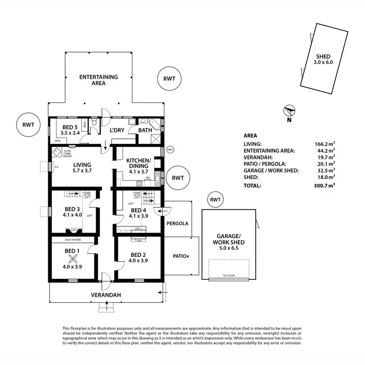 Floorplan of Homely house listing, 41 Makin Street, Hamley Bridge SA 5401