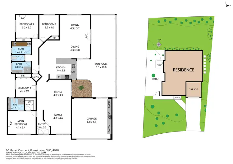 Floorplan of Homely house listing, 28 Manet Crescent, Forest Lake QLD 4078