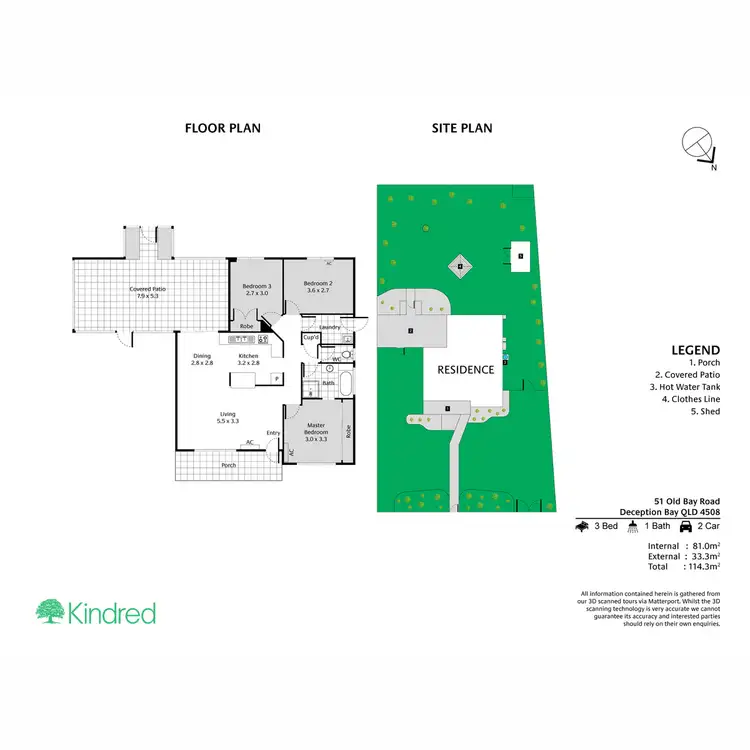 Floorplan of Homely house listing, 51 Old Bay Road, Deception Bay QLD 4508