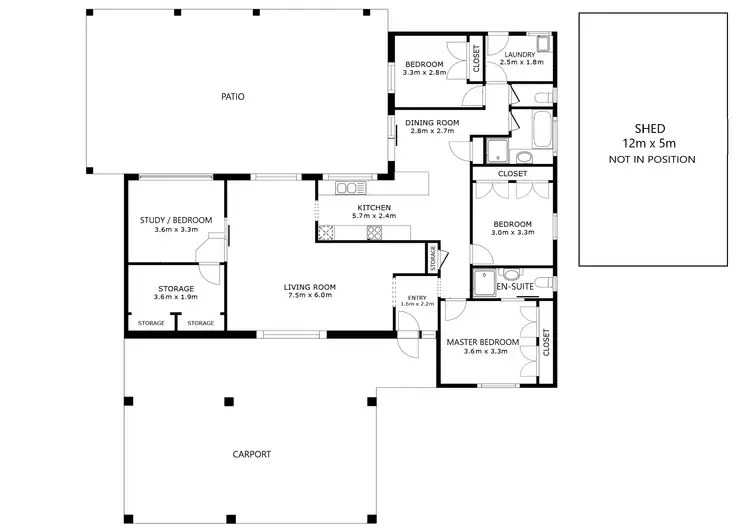 Floorplan of Homely house listing, 501 Kotthoff Street, Lavington NSW 2641