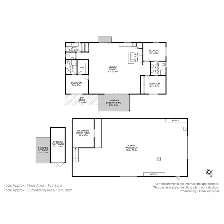 Floorplan of Homely house listing, 5 Longview Lane, Granton TAS 7030