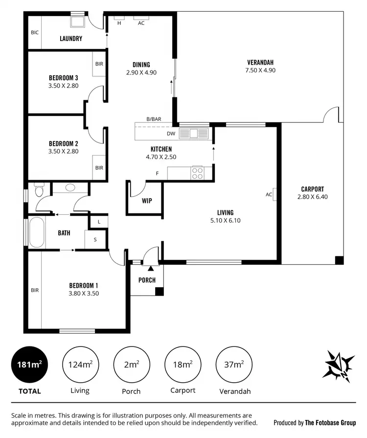 Floorplan of Homely house listing, 8 Arachne Drive, Hallett Cove SA 5158