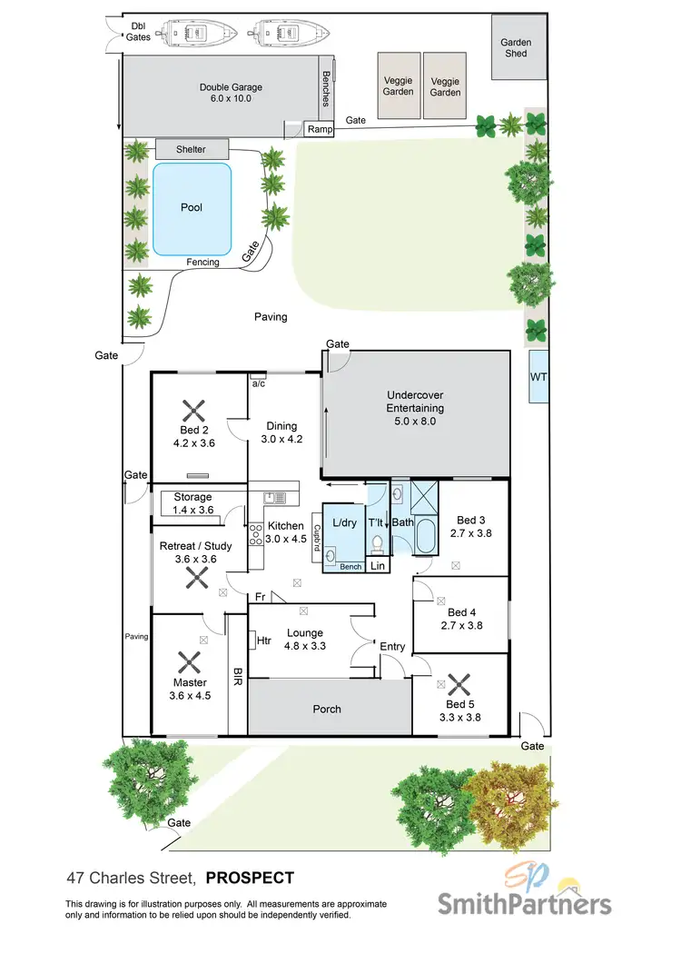 Floorplan of Homely house listing, 47 Charles Street, Prospect SA 5082