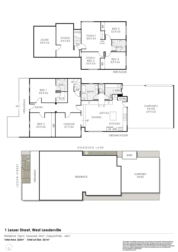 Floorplan of Homely house listing, 1 Lesser Street, West Leederville WA 6007