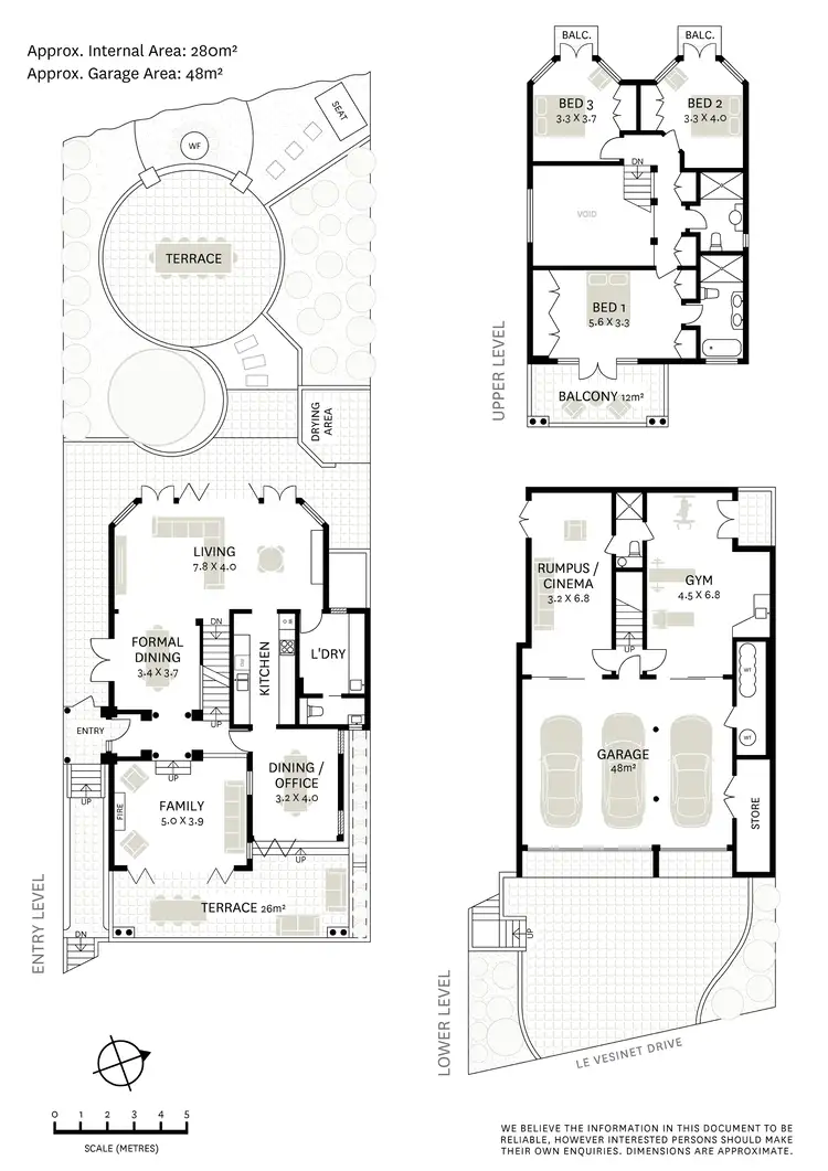 Floorplan of Homely house listing, 25 Le Vesinet Drive, Hunters Hill NSW 2110