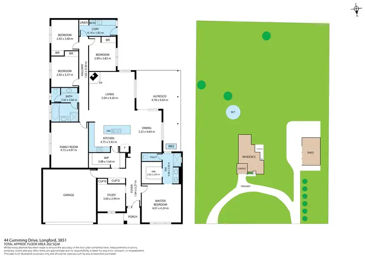 Floorplan of Homely house listing, 44 Cumming Drive, Longford VIC 3851