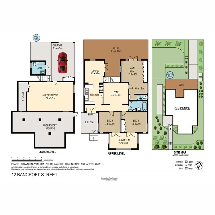 Floorplan of Homely house listing, 12 Bancroft Street, Kelvin Grove QLD 4059