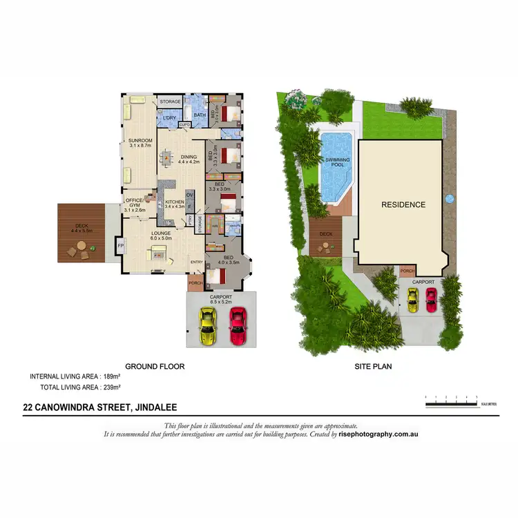 Floorplan of Homely house listing, 22 Canowindra Street, Jindalee QLD 4074