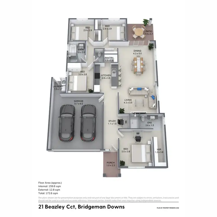 Floorplan of Homely house listing, 21 Beazley Circuit, Bridgeman Downs QLD 4035