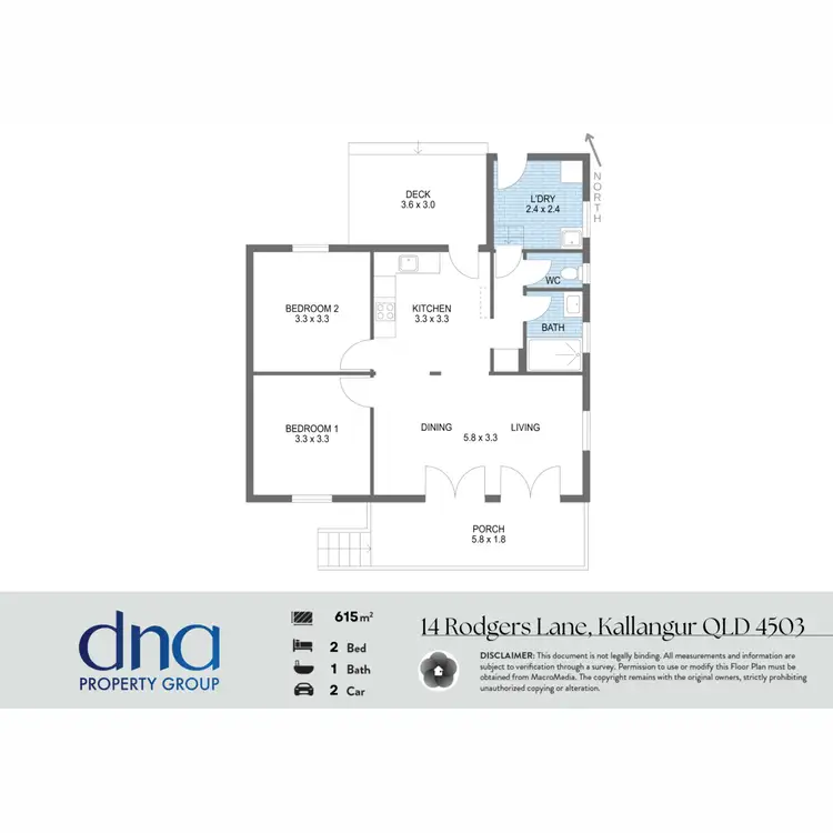 Floorplan of Homely house listing, 14 Rodgers Lane, Kallangur QLD 4503