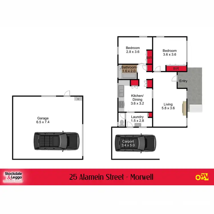 Floorplan of Homely house listing, 25 Alamein Street, Morwell VIC 3840