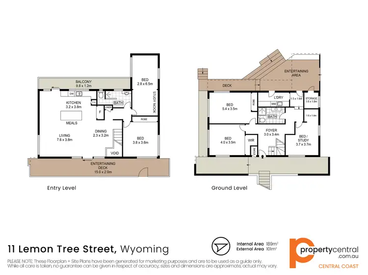 Floorplan of Homely house listing, 11 Lemon Tree Street, Wyoming NSW 2250