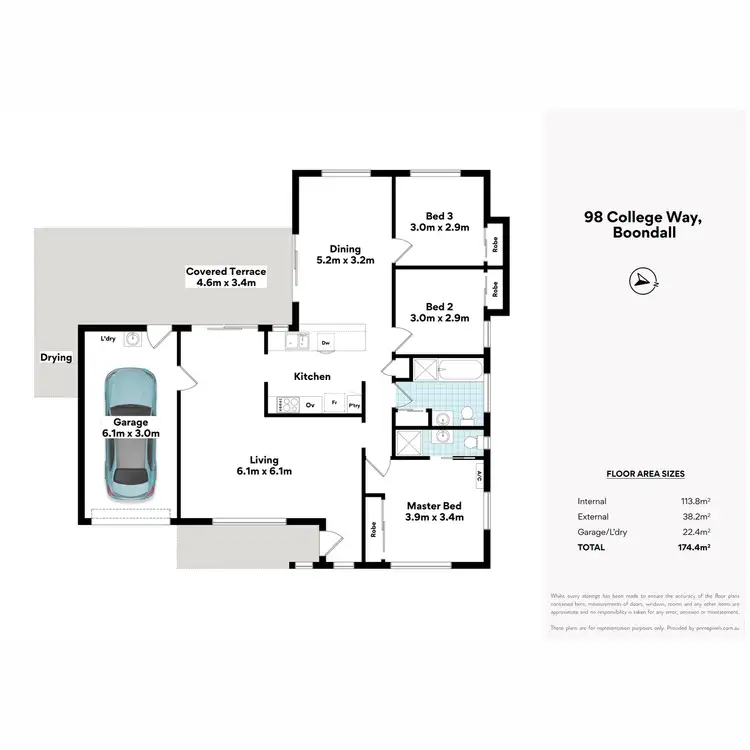 Floorplan of Homely house listing, 98 College Way, Boondall QLD 4034