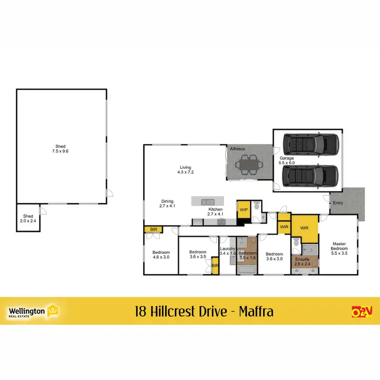 Floorplan of Homely house listing, 18 Hillcrest Drive, Maffra VIC 3860