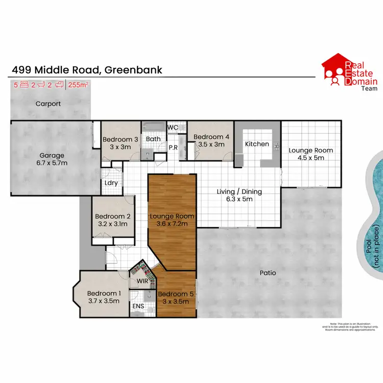 Floorplan of Homely house listing, 499 Middle Road, Greenbank QLD 4124