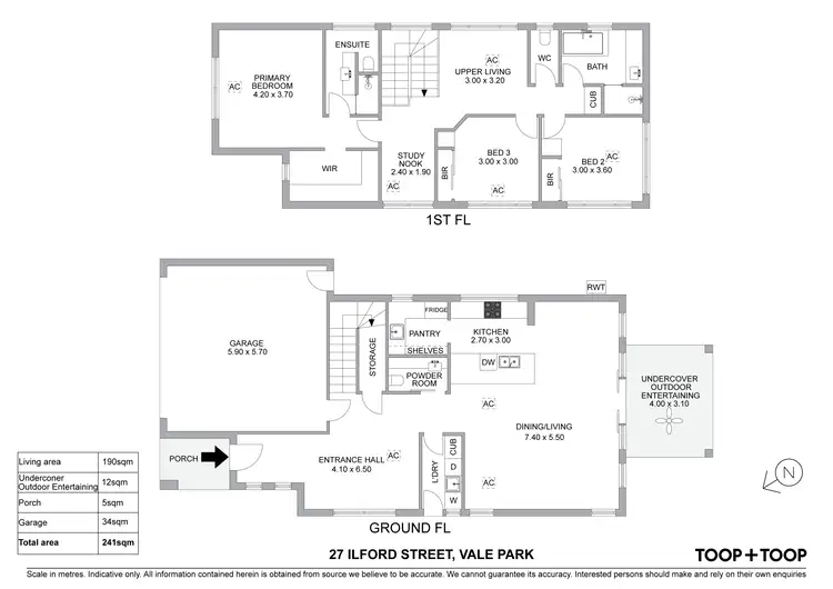 Floorplan of Homely house listing, 27 Ilford Street, Vale Park SA 5081